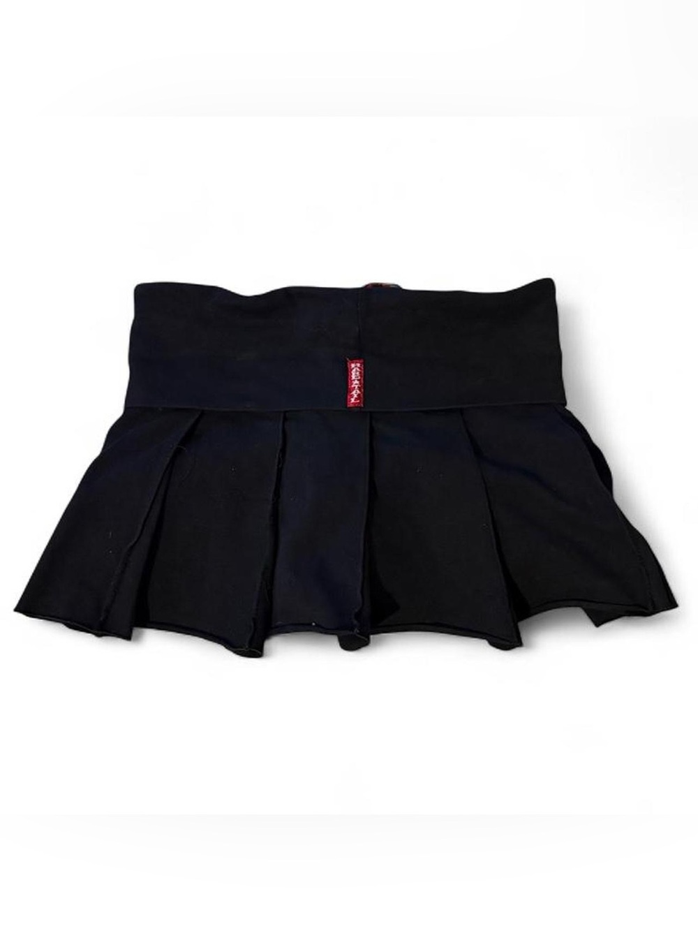 Y2K vintage kids Hard Tail fold over pleated skirt